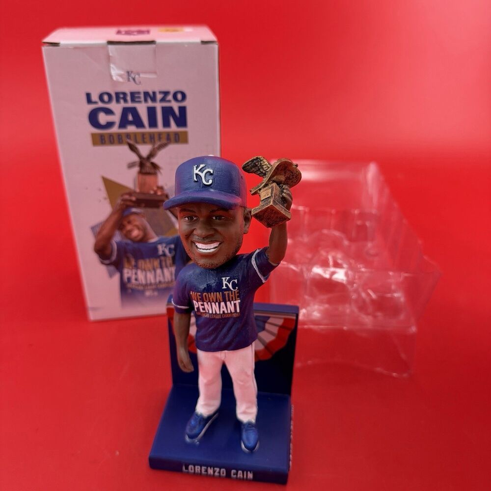 KC Royals Lorenzo Lo Cain bobblehead 2014 Kansas City ACLS Kansas City New